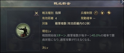 大三国志、戦法の重複衝突の見分け方！発動順番重視のおすすめ編成！5